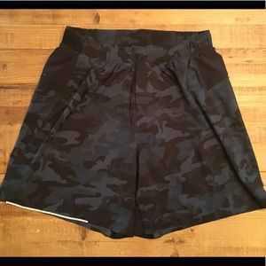 LULULEMON Surge Short 6" Lined ICBM Camo Blue